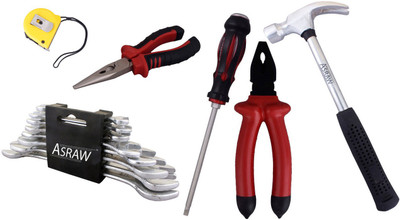 

Asraw Hand Tool Kit(14 Tools), Multicolor