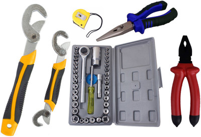 

Asraw Hand Tool Kit(6 Tools), Multicolor