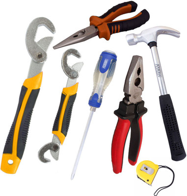 

Asraw Hand Tool Kit(7 Tools), Multicolor
