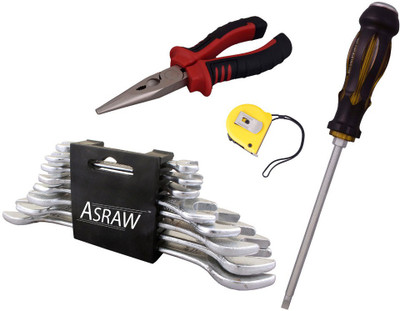 

Asraw Hand Tool Kit(12 Tools), Multicolor
