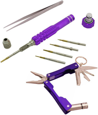 

Asraw Hand Tool Kit(3 Tools), Purple