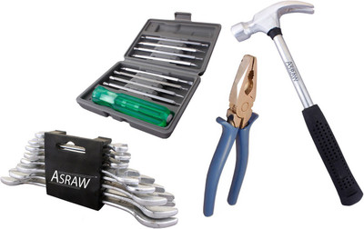 

Asraw Hand Tool Kit(12 Tools), Multicolor