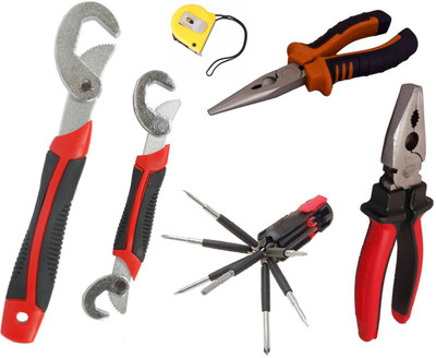

Asraw Hand Tool Kit(6 Tools), Multicolor