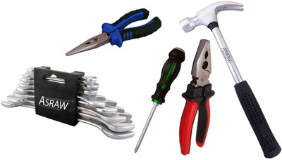 

Asraw Hand Tool Kit(13 Tools), Multicolor