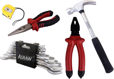 

Asraw Hand Tool Kit(13 Tools), Multicolor