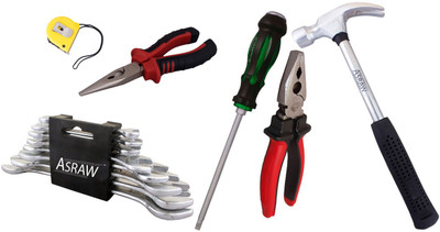 

Asraw Hand Tool Kit(14 Tools), Multicolor