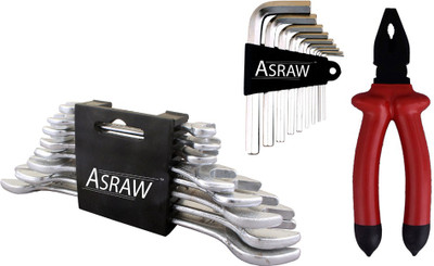 

Asraw Hand Tool Kit(11 Tools), Multicolor