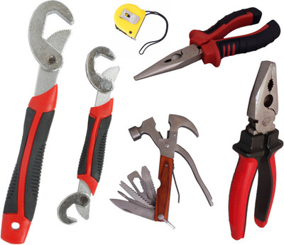 

Asraw Hand Tool Kit(6 Tools), Multicolor