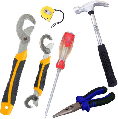 

Asraw Hand Tool Kit(6 Tools), Multicolor