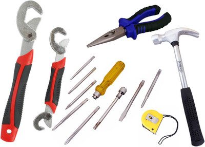 

Asraw Hand Tool Kit(6 Tools), Multicolor