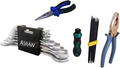 

Asraw Hand Tool Kit(12 Tools), Multicolor