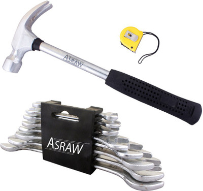 

Asraw Hand Tool Kit(11 Tools), Multicolor