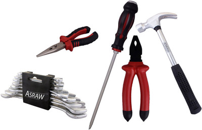 

Asraw Hand Tool Kit(13 Tools), Multicolor