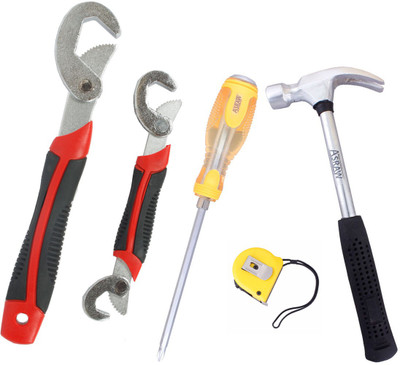

Asraw Hand Tool Kit(5 Tools), Multicolor