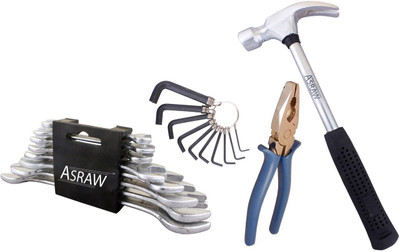 

Asraw Hand Tool Kit(12 Tools), Multicolor