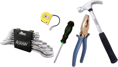 

Asraw Hand Tool Kit(13 Tools), Multicolor