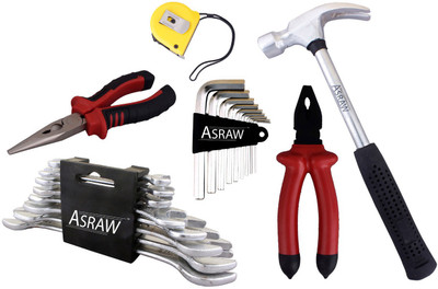 

Asraw Hand Tool Kit(14 Tools), Multicolor