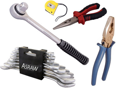 

Asraw Hand Tool Kit(13 Tools), Multicolor