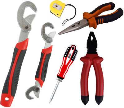 

Asraw Hand Tool Kit(6 Tools), Multicolor