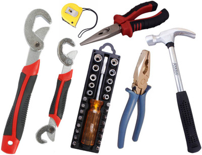 

Asraw Hand Tool Kit(7 Tools), Multicolor