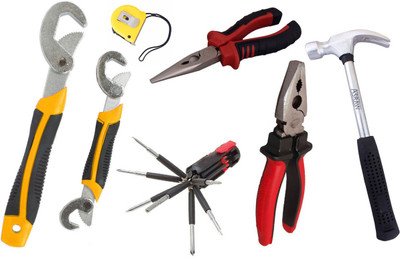

Asraw Hand Tool Kit(7 Tools), Multicolor