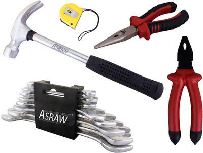 

Asraw Hand Tool Kit(13 Tools), Multicolor