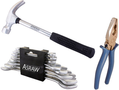 

Asraw Hand Tool Kit(11 Tools), Multicolor