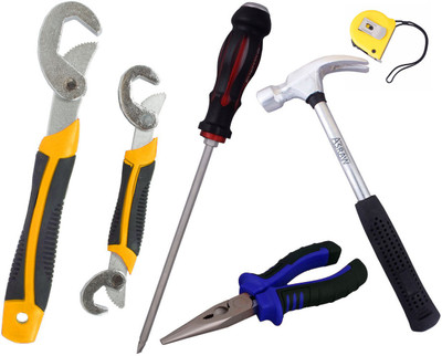 

Asraw Hand Tool Kit(6 Tools), Multicolor