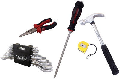 

Asraw Hand Tool Kit(13 Tools), Multicolor