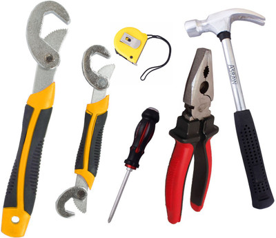 

Asraw Hand Tool Kit(6 Tools), Multicolor