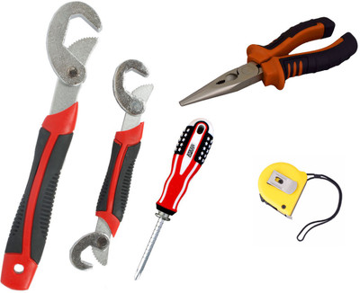 

Asraw Hand Tool Kit(5 Tools), Multicolor