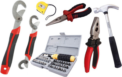 

Asraw Hand Tool Kit(7 Tools), Multicolor