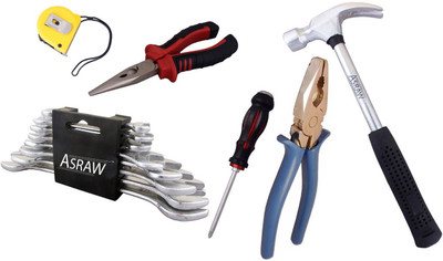 

Asraw Hand Tool Kit(14 Tools), Multicolor