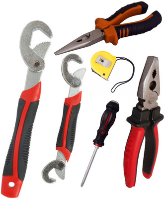 Asraw Hand Tool Kit(6 Tools), Multicolor
