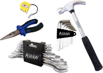 

Asraw Hand Tool Kit(13 Tools), Multicolor