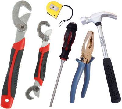 

Asraw Hand Tool Kit(6 Tools), Multicolor