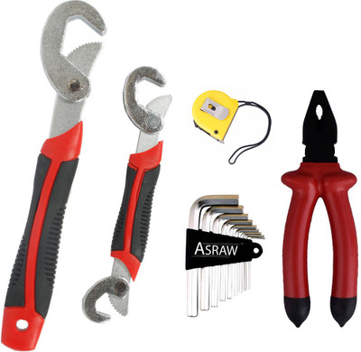 

Asraw Hand Tool Kit(5 Tools), Multicolor