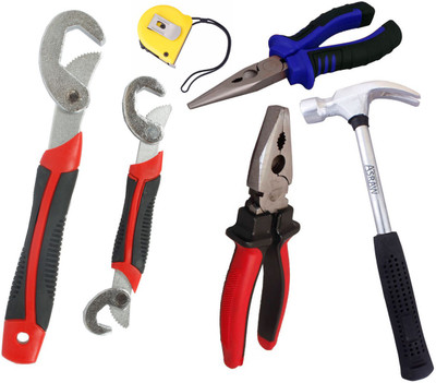 

Asraw Hand Tool Kit(6 Tools), Multicolor