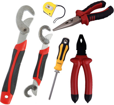 

Asraw Hand Tool Kit(6 Tools), Multicolor