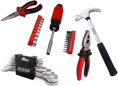 

Asraw Hand Tool Kit(13 Tools), Multicolor
