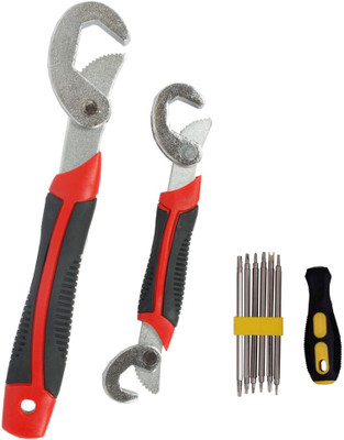 

Asraw Snap N Grip & Screwdriver Set Hand Tool Kit(2 Tools), Multicolor