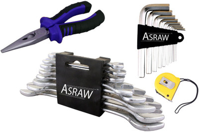 

Asraw Hand Tool Kit(12 Tools), Multicolor