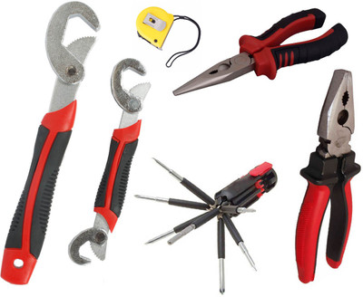 

Asraw Hand Tool Kit(6 Tools), Multicolor