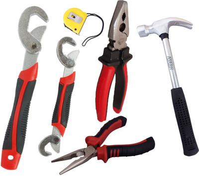 

Asraw Hand Tool Kit(6 Tools), Multicolor