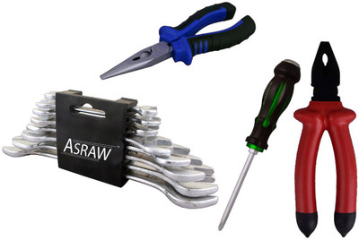 

Asraw Hand Tool Kit(12 Tools), Multicolor
