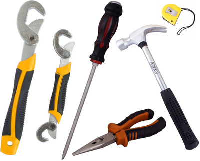 

Asraw Hand Tool Kit(6 Tools), Multicolor