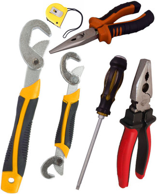 

Asraw Hand Tool Kit(6 Tools), Multicolor