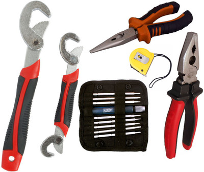 

Asraw Hand Tool Kit(6 Tools), Multicolor
