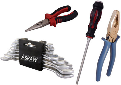 

Asraw Hand Tool Kit(12 Tools), Multicolor
