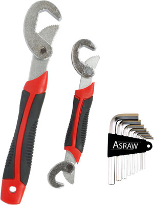 

Asraw Snap N Grip & Allen key Hand Tool Kit(2 Tools), Multicolor